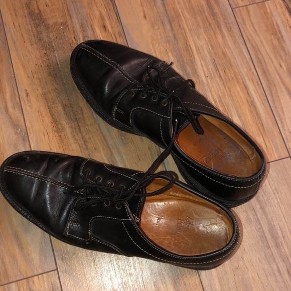 Allen Edmonds Durham Men\'s Black Leather Shoes size 7.5